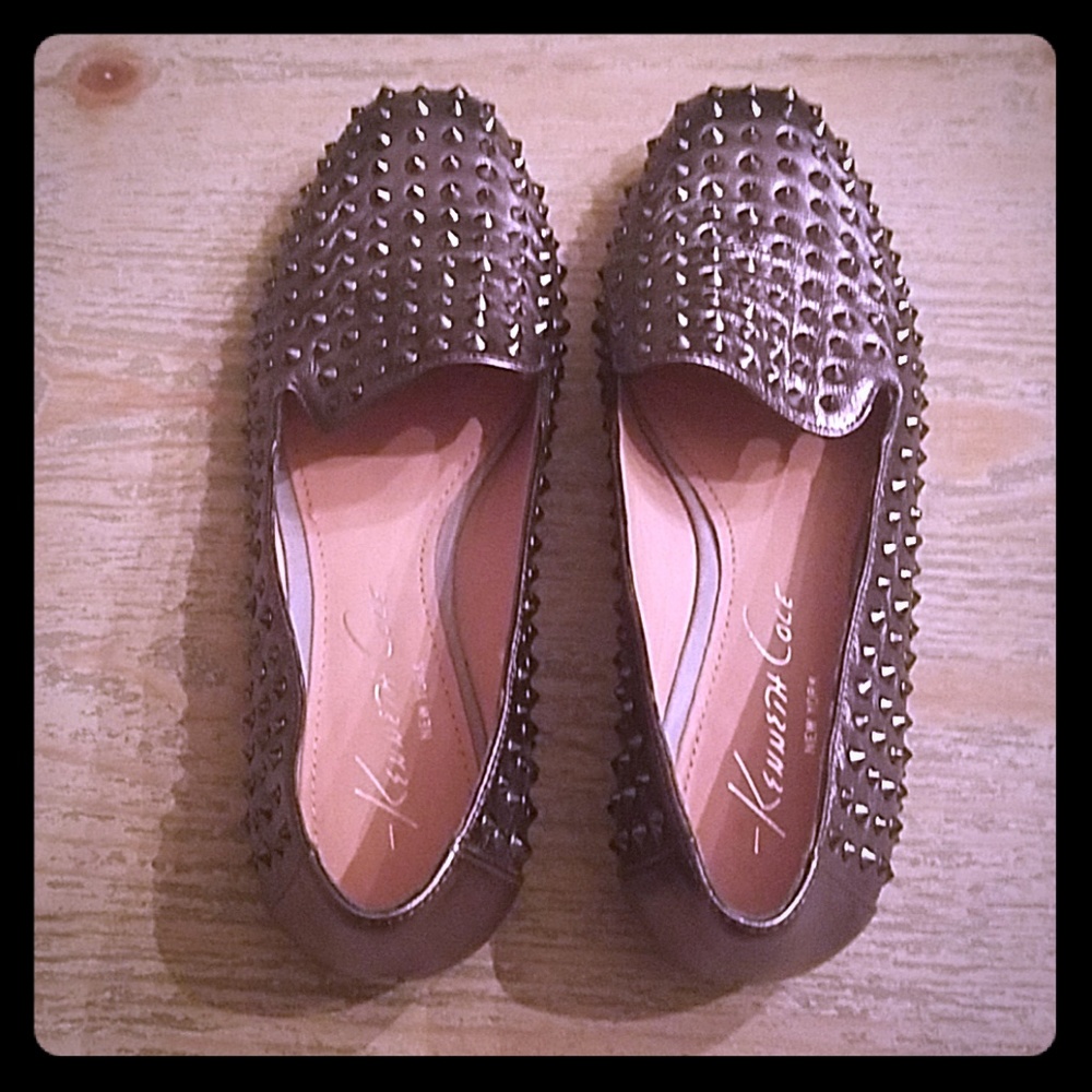 Kenneth Cole Studded Flats